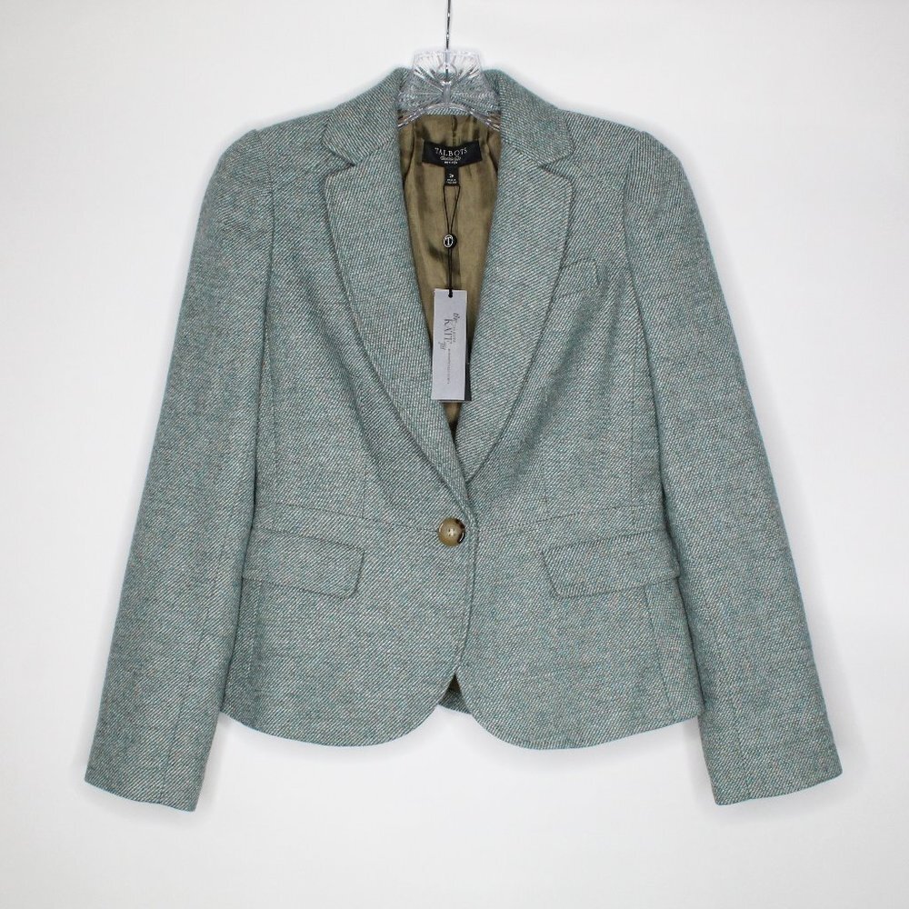 Talbots Wool Blend Tweed Blazer